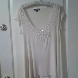 White Beaded Tunic